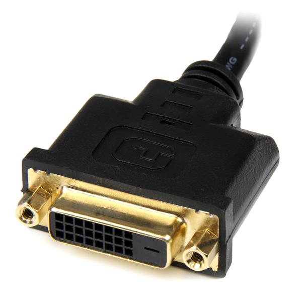 StarTech.com 20cm HDMI naar DVI-D Video adapter kabel HDMI mannelijk naar DVI vrouwelijk - Afbeelding 3
