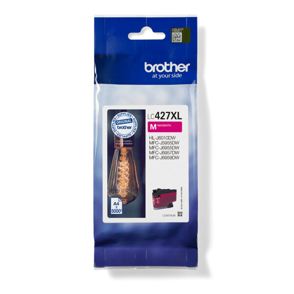 Brother LC-427XLM inktcartridge 1 stuk(s) Origineel Hoog (XL) rendement Magenta - Afbeelding 2