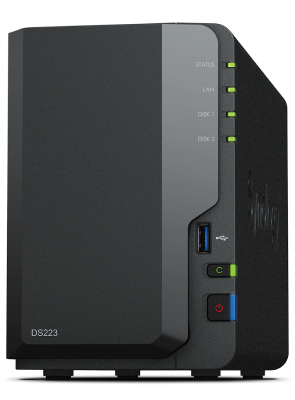 Synology DiskStation DS223 data-opslag-server NAS Desktop Realtek RTD1619B 2 GB DDR4