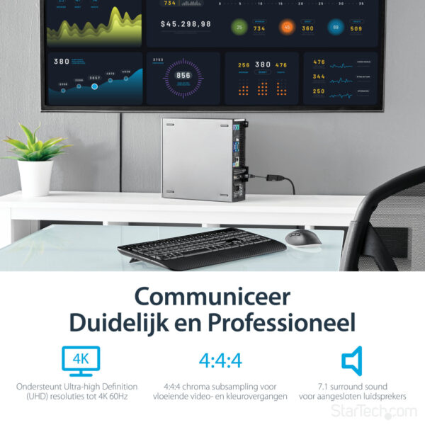 StarTech.com DisplayPort naar HDMI adapter UHD 4K 60Hz - Afbeelding 9