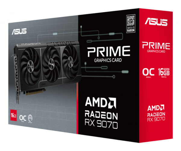 ASUS Prime -RX9070-O16G-EVO AMD Radeon RX 9070 16 GB GDDR6 - Afbeelding 11