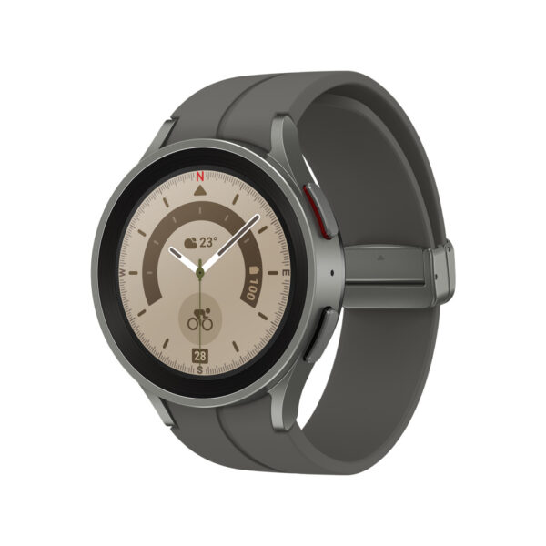 Samsung Galaxy Watch5 Pro 3,56 cm (1.4") OLED 45 mm Digitaal 450 x 450 Pixels Touchscreen Titanium Wifi GPS - Afbeelding 2