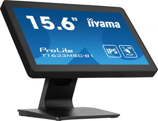 iiyama ProLite T1633MSC-B1 computer monitor 39,6 cm (15.6") 1920 x 1080 Pixels Full HD LCD Touchscreen Zwart - Afbeelding 3