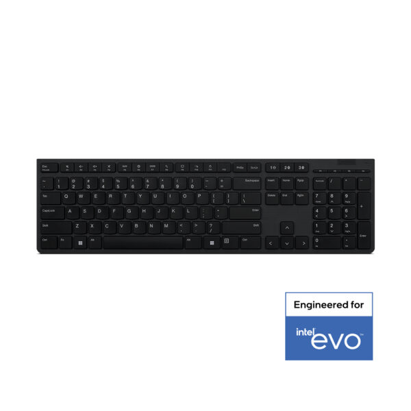 Lenovo 4Y41K04031 toetsenbord Kantoor RF-draadloos + Bluetooth Frans Grijs - Afbeelding 3