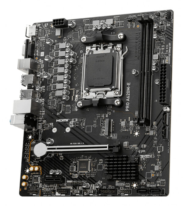MSI PRO A620M-E moederbord AMD A620 Socket AM5 micro ATX - Afbeelding 3
