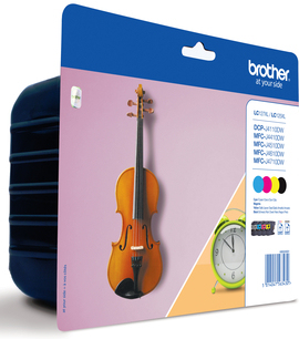 Brother LC-127XLVALBP inktcartridge 4 stuk(s) Origineel Zwart, Cyaan, Magenta, Geel