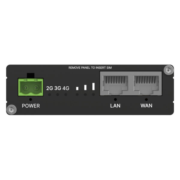 Teltonika RUT206 INDUSTRIAL draadloze router Fast Ethernet Single-band (2.4 GHz) 4G Zwart - Afbeelding 4