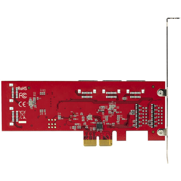 StarTech.com SATA PCIe Kaart, 10 Port PCIe SATA Uitbreidingskaart, 6Gbps, Low/Full Profile, Stacked SATA Connectors, ASM1062 Non - Afbeelding 7