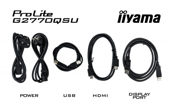 iiyama G-MASTER G2770QSU-B6 computer monitor 68,6 cm (27") 2560 x 1440 Pixels Wide Quad HD LED Zwart - Afbeelding 13