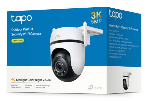 TP-Link TAPO C530WS bewakingscamera Torentje IP-beveiligingscamera Buiten 2880 x 1620 Pixels Muur - Afbeelding 6