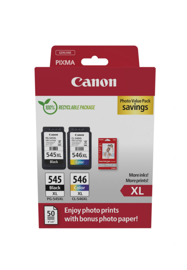 Canon 8286B011 inktcartridge 2 stuk(s) Origineel Zwart, Cyaan, Magenta, Geel