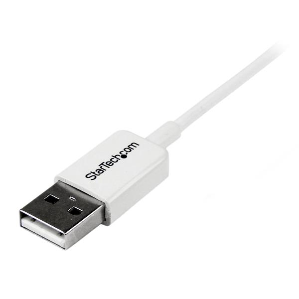 StarTech.com 2 m witte micro USB-kabel A naar micro B - Afbeelding 2