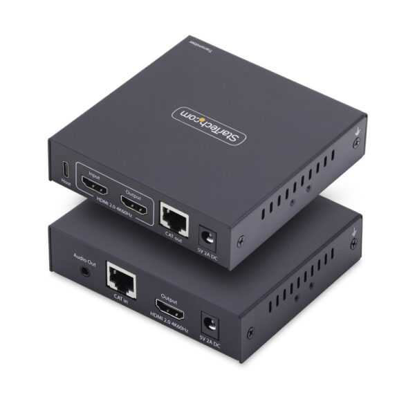 StarTech.com HDMI KVM Extender Over IP Netwerk, 4K 60Hz, Zonder Drivers, HDMI en USB Over Ethernet/CAT6, AVoIP, Zender en Ontvan - Afbeelding 2
