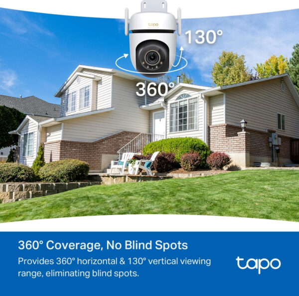 TP-Link TAPO C530WS bewakingscamera Torentje IP-beveiligingscamera Buiten 2880 x 1620 Pixels Muur - Afbeelding 7