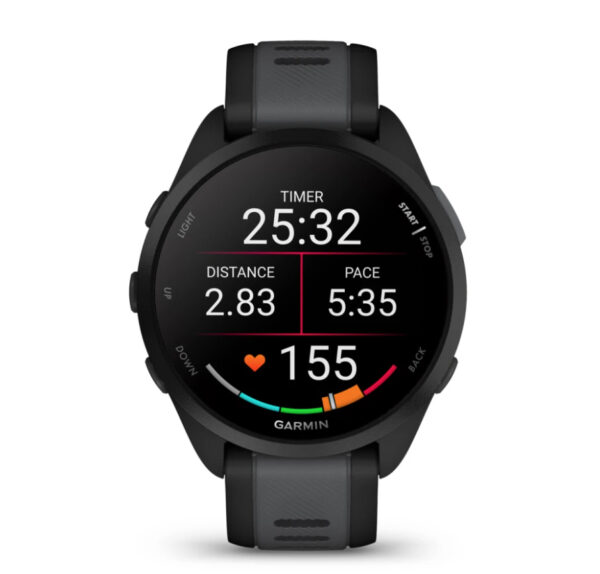Garmin Forerunner 165 3,05 cm (1.2") AMOLED 43 mm Digitaal 390 x 390 Pixels Touchscreen Zwart GPS - Afbeelding 2