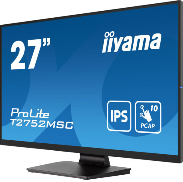 iiyama ProLite T2752MSC-B1 computer monitor 68,6 cm (27") 1920 x 1080 Pixels Full HD LED Touchscreen Zwart - Afbeelding 5