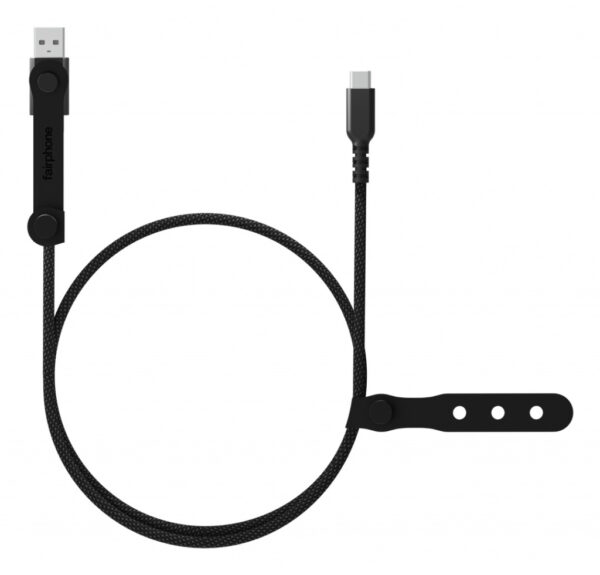 Fairphone ACCABL-2CC-WW1 USB-kabel USB 2.0 1 m USB C Zwart - Afbeelding 2