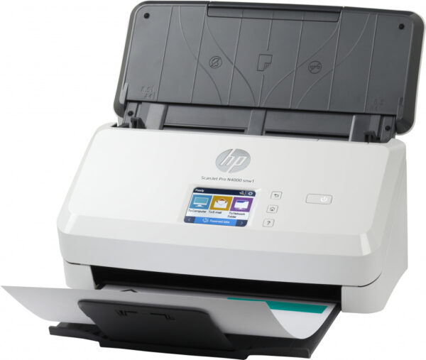 HP ScanJet Pro N4000 snw1 Paginascanner 600 x 600 DPI A4 Zwart, Wit - Afbeelding 2
