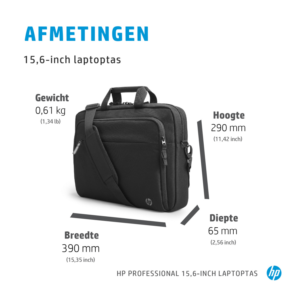 HP Professional 15,6-inch laptoptas - Afbeelding 9