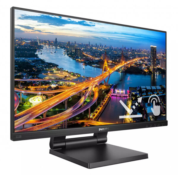 Philips B Line 222B1TC/00 computer monitor 54,6 cm (21.5") 1920 x 1080 Pixels Full HD LED Touchscreen Zwart - Afbeelding 6