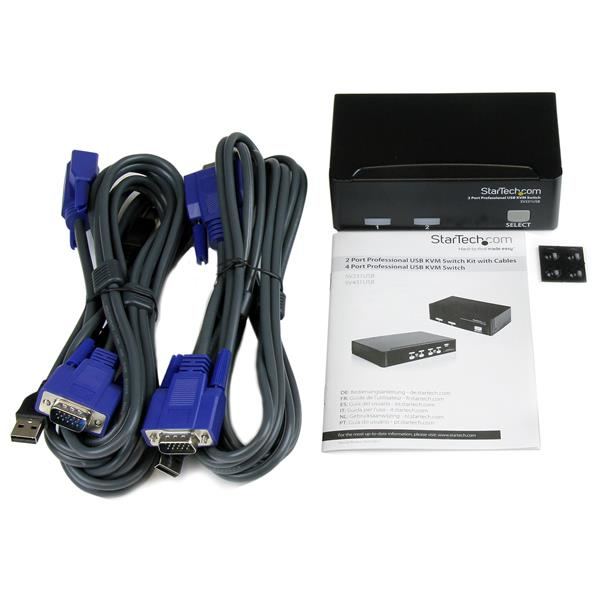 StarTech.com 2-poort Professionele USB KVM-Switch met Bekabeling - Afbeelding 4