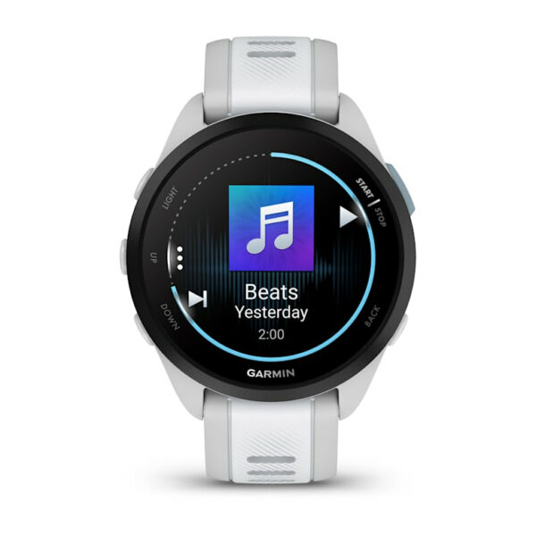 Garmin Forerunner 165 Music 3,05 cm (1.2") AMOLED 43 mm Digitaal 390 x 390 Pixels Touchscreen Grijs GPS - Afbeelding 4