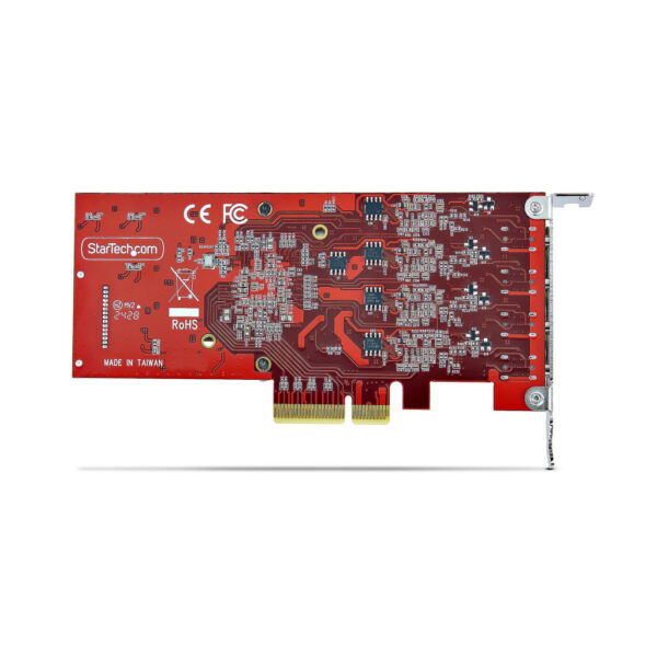 StarTech.com 4-Port USB-C PCIe Kaart, USB 3.2 10Gbps, USB Type-C PCI Express Uitbreidingskaart, 4x Onafhankelijke USB Controller - Afbeelding 6