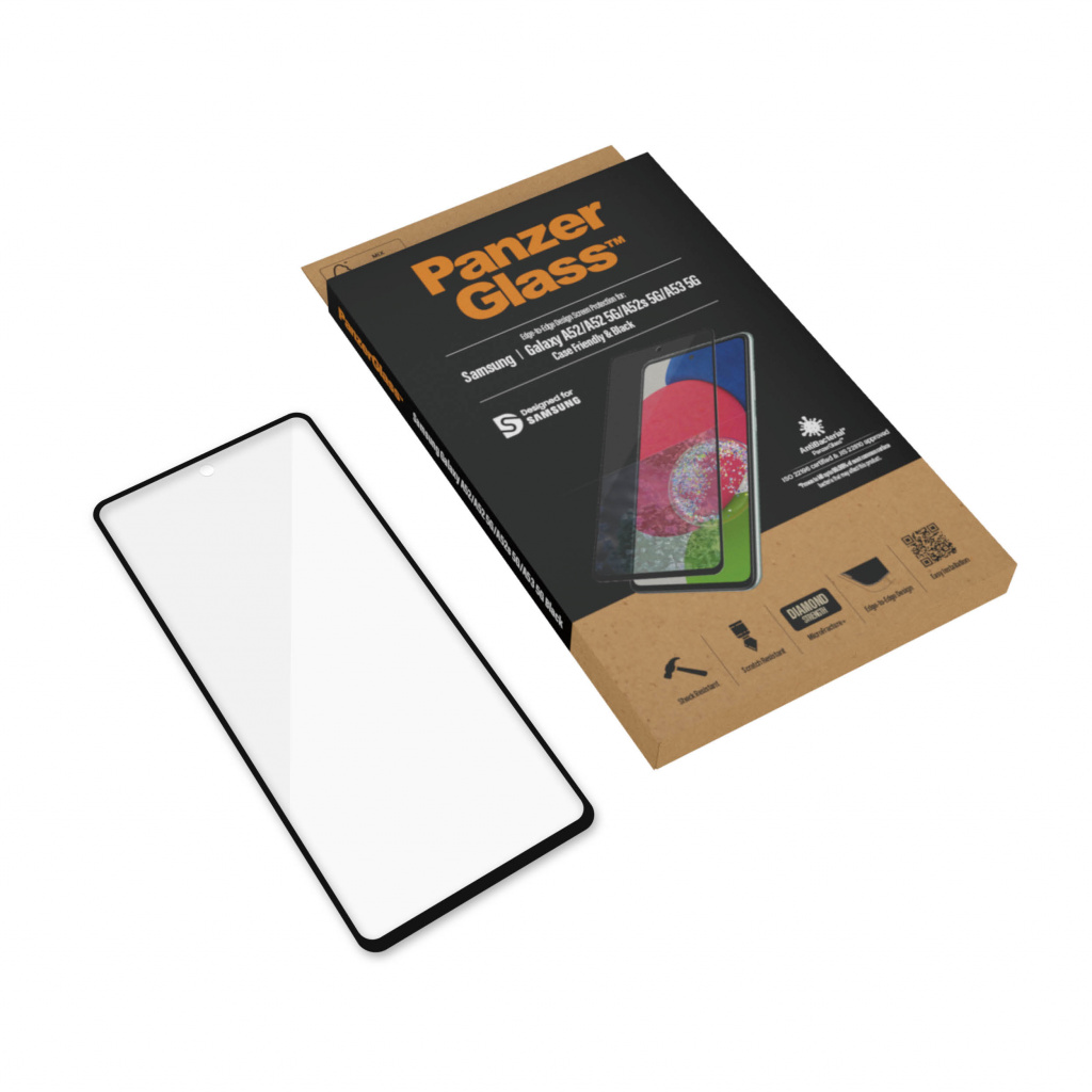 PanzerGlass ® Screen Protector Samsung Galaxy A52 | A52 5G | A52s 5G | A53 5G Doorzichtige schermbeschermer 1 stuk(s) - Afbeelding 5