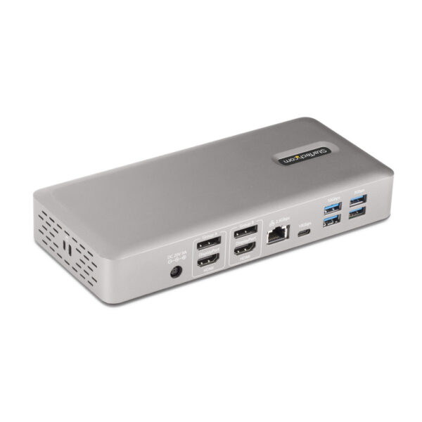 StarTech.com Thunderbolt 4 Multi-Monitor Docking Station, Quad/Triple/Dual Display Dock, 2x HDMI/2x DisplayPort, 7x USB Hub, 2.5 - Afbeelding 2