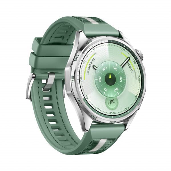 Huawei WATCH GT6 3,73 cm (1.47") AMOLED 46 mm Digitaal 466 x 466 Pixels Touchscreen Roestvrijstaal GPS - Afbeelding 3