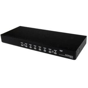 StarTech.com 8-poort 1U-Rack USB PS/2 KVM-switch met OSD