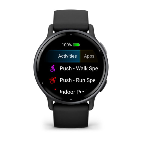 Garmin Vivoactive 5 3,05 cm (1.2") AMOLED 42 mm Digitaal 390 x 390 Pixels Touchscreen Zwart Wifi GPS - Afbeelding 6