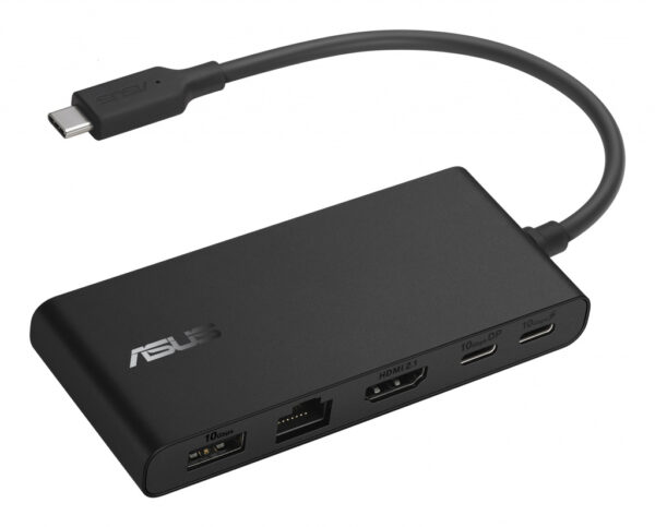 ASUS Dual 4K USB-C Dock DC201 Bedraad USB 3.2 Gen 2 (3.1 Gen 2) Type-C Zwart - Afbeelding 2