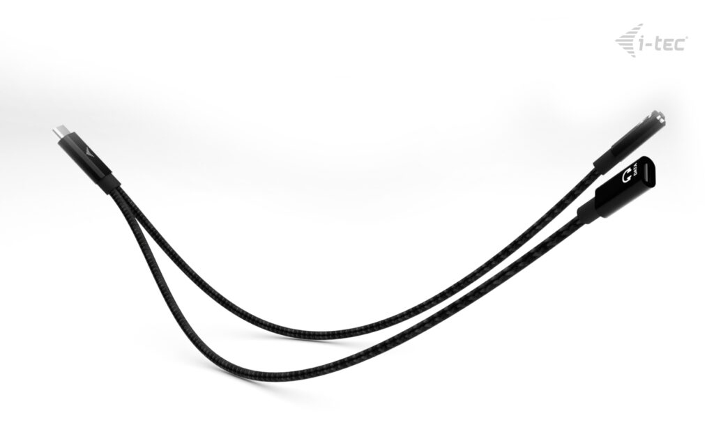 i-tec USB-C Cable Splitter Audio/Data + Power Delivery 100W - Afbeelding 4