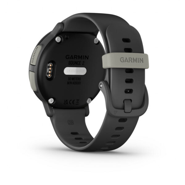 Garmin Bounce 010-03399-00 smartwatch / sport watch 3,05 cm (1.2") AMOLED 43 mm Digitaal 390 x 390 Pixels Touchscreen Grijs Wifi - Afbeelding 5
