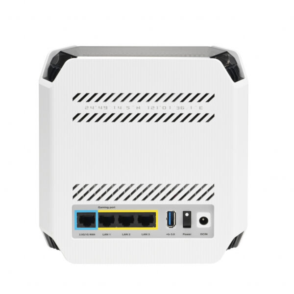 ASUS ROG Rapture GT6 Tri-band (2.4 GHz / 5 GHz / 5 GHz) Wi-Fi 6 (802.11ax) Wit 4 Intern - Afbeelding 6