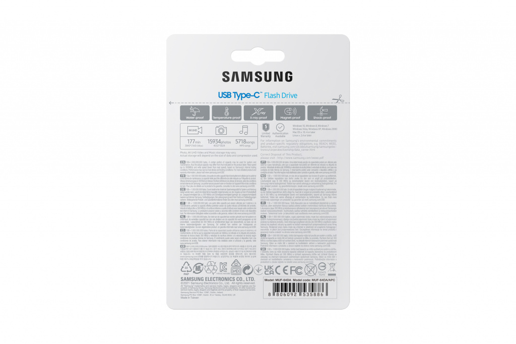 Samsung MUF-64DA USB flash drive 64 GB USB Type-C 3.2 Gen 1 (3.1 Gen 1) Blauw - Afbeelding 8