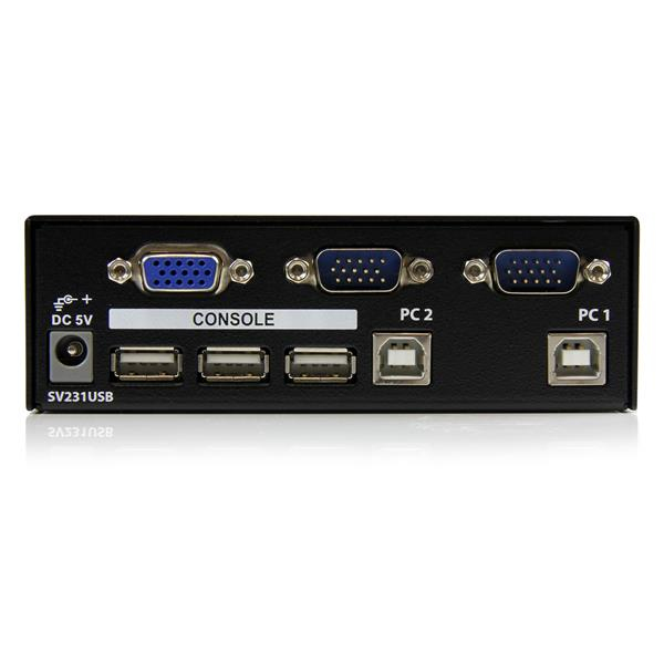 StarTech.com 2-poort Professionele USB KVM-Switch met Bekabeling - Afbeelding 3