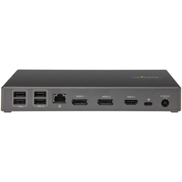 StarTech.com USB C Dock - Triple 4K Monitor USB Type-C Docking Station - 100W Power Delivery - DP 1.4 Alt Mode & DSC, 2x Display - Afbeelding 4