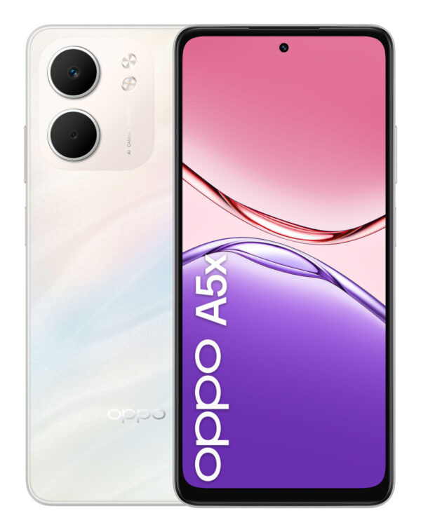 OPPO A5x 16,9 cm (6.67") Dual SIM Android 15 4G USB Type-C 4 GB 128 GB 6000 mAh Wit