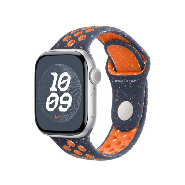 Apple MYJX3ZM/A slimme draagbare accessoire Band Blauw, Oranje Fluorelastomeer - Afbeelding 2
