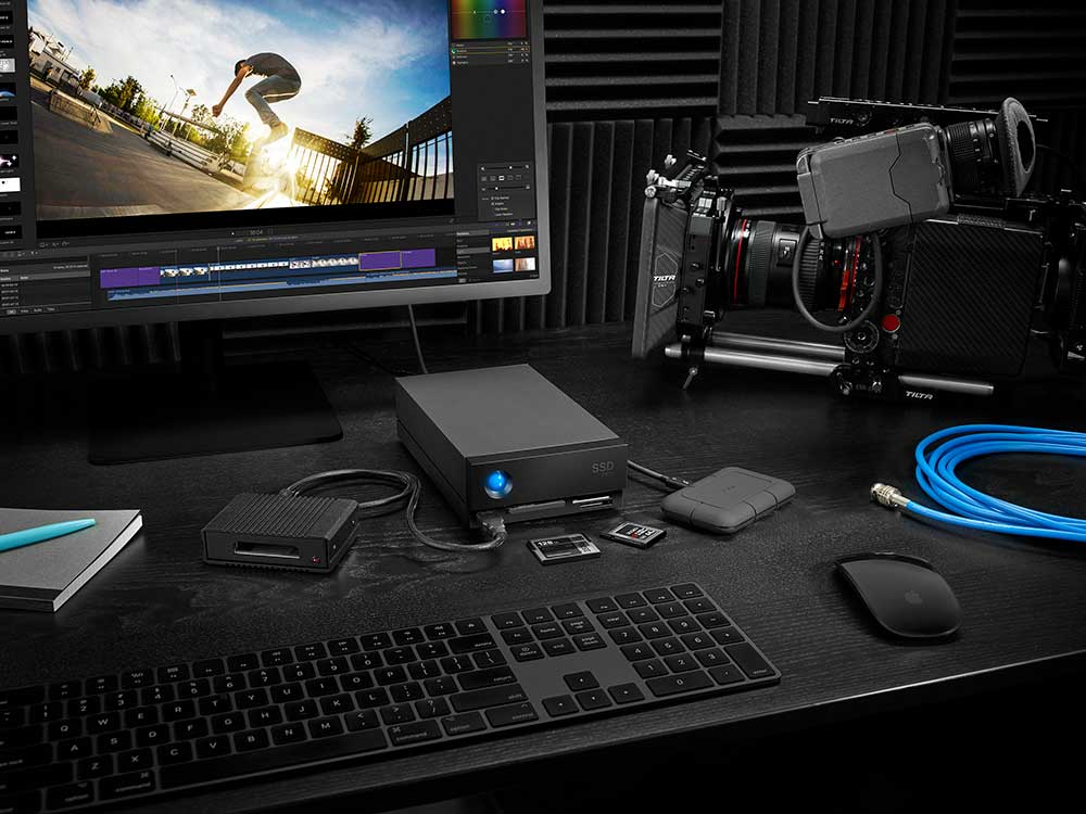 LaCie 1big Dock Pro Thunderbolt technologie 4 TB USB Type-A 3.2 Gen 1 (3.1 Gen 1) Zwart - Afbeelding 13