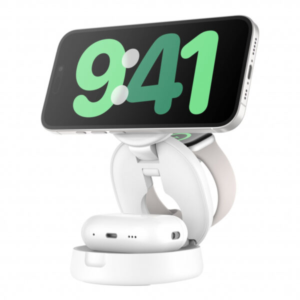 Belkin WIZ034KQWH oplader voor mobiele apparatuur Headset, Smartphone, Smartwatch Wit USB Draadloos opladen Snel opladen Binnen - Afbeelding 2