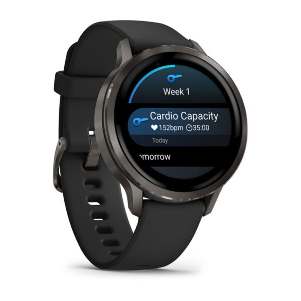 Garmin Venu 4 3,05 cm (1.2") AMOLED 41 mm Digitaal 390 x 390 Pixels Touchscreen Zwart Wifi GPS - Afbeelding 3