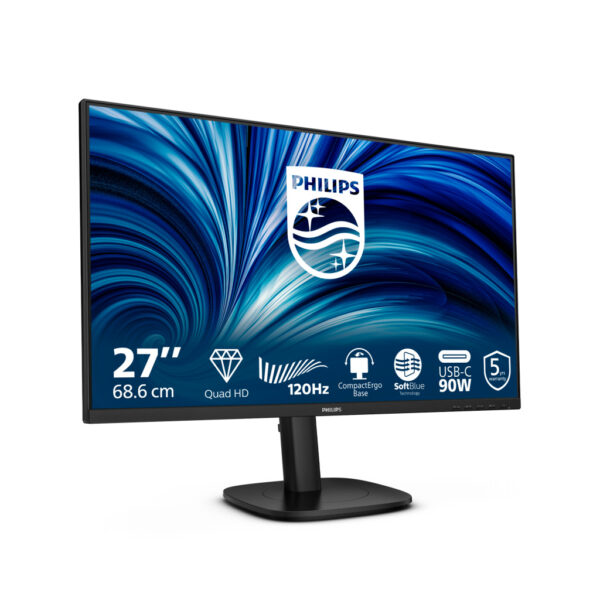Philips 3000 series 27B2U3601/00 computer monitor 68,6 cm (27") 2560 x 1440 Pixels Quad HD LCD Zwart - Afbeelding 14