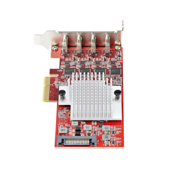 StarTech.com 4-Port USB-C PCIe Kaart, USB 3.2 10Gbps, USB Type-C PCI Express Uitbreidingskaart, 4x Onafhankelijke USB Controller - Afbeelding 4