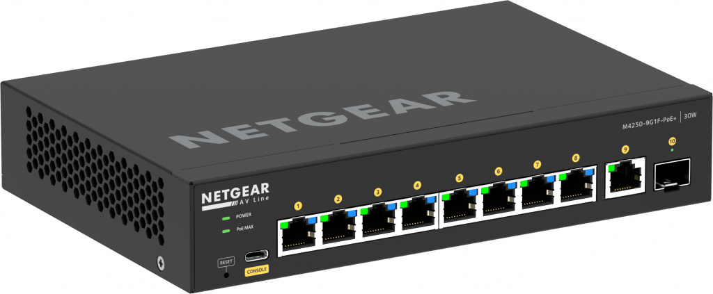 NETGEAR GSM4210PD-100EUS netwerk-switch Managed L2/L3 Gigabit Ethernet (10/100/1000) Power over Ethernet (PoE) Zwart - Afbeelding 9