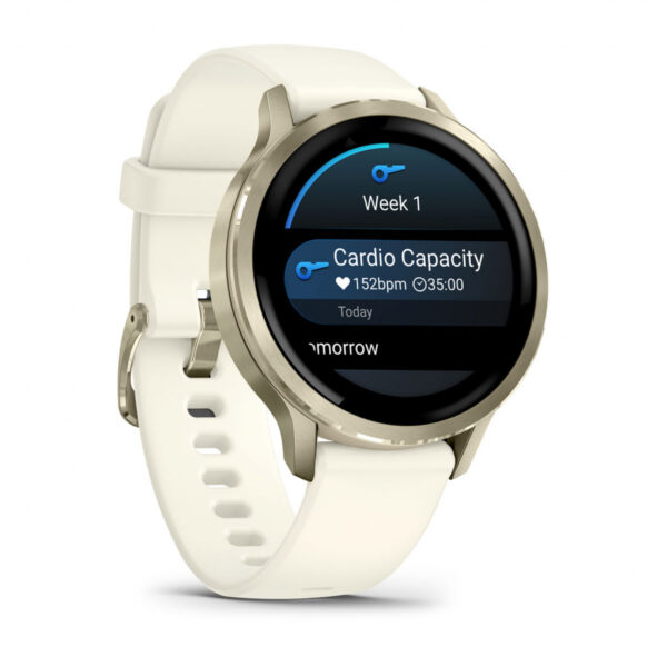 Garmin Venu 4 3,05 cm (1.2") AMOLED 41 mm Digitaal 390 x 390 Pixels Touchscreen Goud Wifi GPS - Afbeelding 3