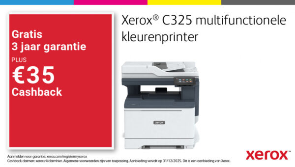 Xerox C325 A4 33 ppm draadloze dubbelzijdige printer PS3 PCL5e/6 2 laden totaal 251 vel - Afbeelding 6