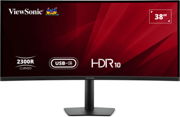 Viewsonic VA3820C LED display 96,5 cm (38") 3840 x 1600 Pixels Wide Quad HD+ Zwart